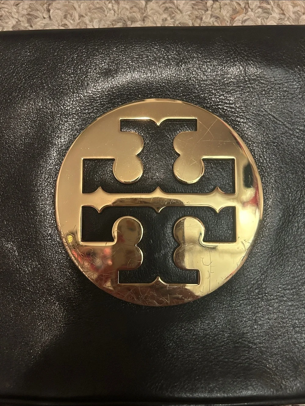 Tory Burch Black Leather Bag